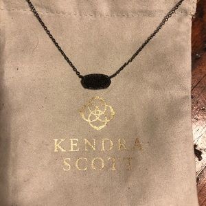 Kendra Scott glittery black necklace